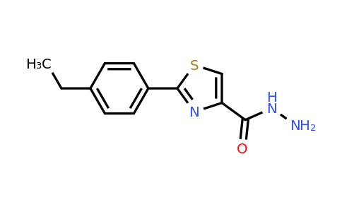 CAS 870761-11-8 | 2-(4-ethylphenyl)-1,3-thiazole-4-carbohydrazide