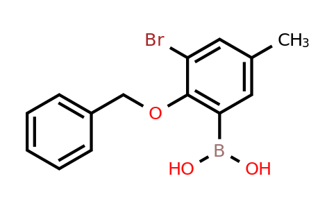 CAS 870777-20-1 | 2-Benzyloxy-3-bromo-5-methylphenylboronic acid