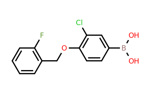 CAS 870777-28-9 | 3-Chloro-4-(2'-fluorobenzyloxy)phenylboronic acid