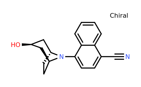 CAS 870888-46-3 | 4-[(1R,3R,5S)-3-hydroxy-8-azabicyclo[3.2.1]octan-8-yl]naphthalene-1-carbonitrile