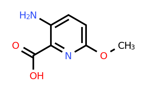 CAS 870971-19-0 | 3-Amino-6-methoxypyridine-2-carboxylic acid
