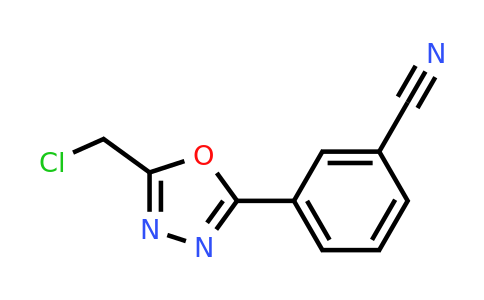 CAS 870973-92-5 | 3-[5-(Chloromethyl)-1,3,4-oxadiazol-2-YL]benzonitrile