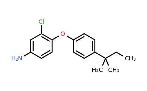 CAS 87120-24-9 | 3-Chloro-4-(4-(tert-pentyl)phenoxy)aniline