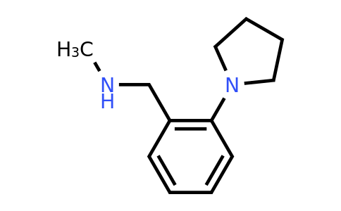 CAS 871217-37-7 | methyl({[2-(pyrrolidin-1-yl)phenyl]methyl})amine