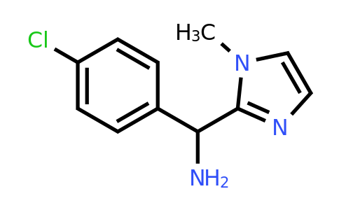 CAS 871217-40-2 | (4-chlorophenyl)(1-methyl-1H-imidazol-2-yl)methanamine