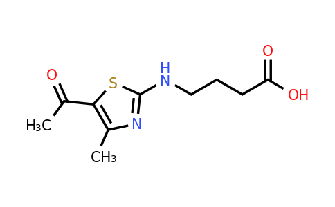 CAS 871217-41-3 | 4-[(5-acetyl-4-methyl-1,3-thiazol-2-yl)amino]butanoic acid