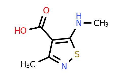 CAS 871217-45-7 | 3-methyl-5-(methylamino)-1,2-thiazole-4-carboxylic acid