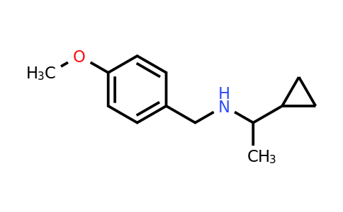 CAS 871217-49-1 | 1-Cyclopropyl-N-(4-methoxybenzyl)ethanamine