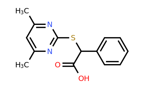 CAS 87125-95-9 | 2-((4,6-Dimethylpyrimidin-2-yl)thio)-2-phenylacetic acid