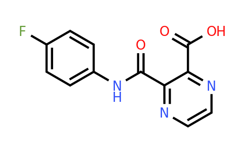 CAS 871257-83-9 | 3-[(4-Fluorophenyl)carbamoyl]pyrazine-2-carboxylic acid