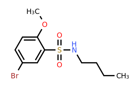 CAS 871269-18-0 | 5-Bromo-N-butyl-2-methoxybenzenesulfonamide