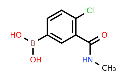 CAS 871332-65-9 | 4-Chloro-3-(N-methylcarbamoyl)phenylboronic acid