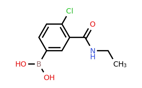 CAS 871332-69-3 | (4-Chloro-3-(ethylcarbamoyl)phenyl)boronic acid