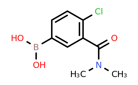 CAS 871332-76-2 | (4-Chloro-3-(dimethylcarbamoyl)phenyl)boronic acid