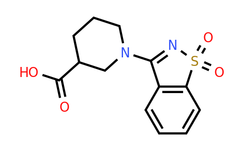 CAS 871478-69-2 | 1-(1,1-dioxo-1lambda6,2-benzothiazol-3-yl)piperidine-3-carboxylic acid