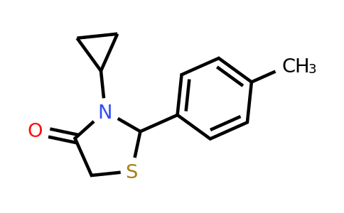 CAS 871478-75-0 | 3-cyclopropyl-2-(4-methylphenyl)-1,3-thiazolidin-4-one