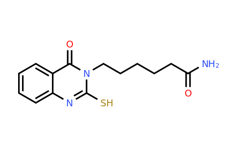 CAS 871478-81-8 | 6-(4-oxo-2-sulfanyl-3,4-dihydroquinazolin-3-yl)hexanamide
