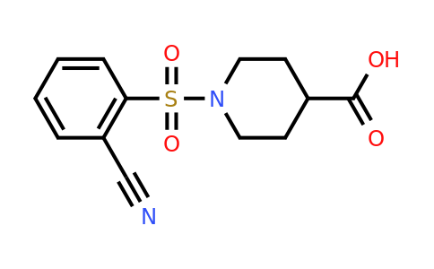 CAS 871478-83-0 | 1-(2-cyanobenzenesulfonyl)piperidine-4-carboxylic acid