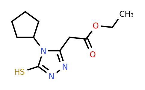 CAS 871497-64-2 | ethyl 2-(4-cyclopentyl-5-sulfanyl-4H-1,2,4-triazol-3-yl)acetate
