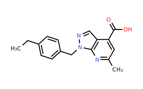CAS 871497-71-1 | 1-[(4-ethylphenyl)methyl]-6-methyl-1H-pyrazolo[3,4-b]pyridine-4-carboxylic acid
