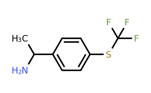 CAS 871519-25-4 | 1-(4-((Trifluoromethyl)thio)phenyl)ethanamine