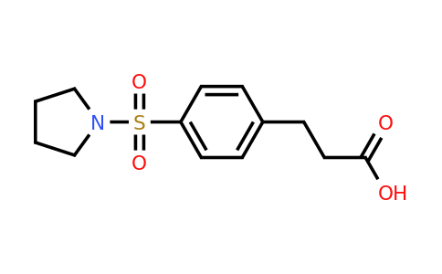 CAS 871544-58-0 | 3-[4-(pyrrolidine-1-sulfonyl)phenyl]propanoic acid
