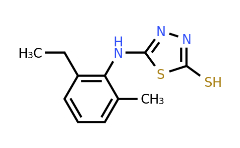 CAS 871544-63-7 | 5-[(2-ethyl-6-methylphenyl)amino]-1,3,4-thiadiazole-2-thiol