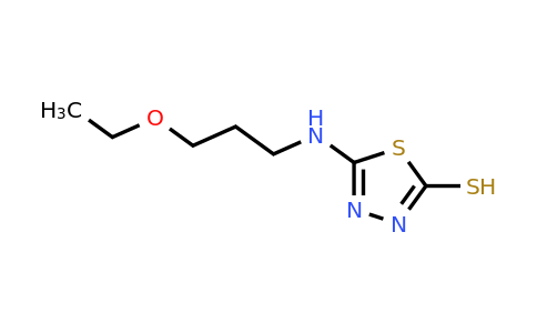 CAS 871548-19-5 | 5-[(3-ethoxypropyl)amino]-1,3,4-thiadiazole-2-thiol