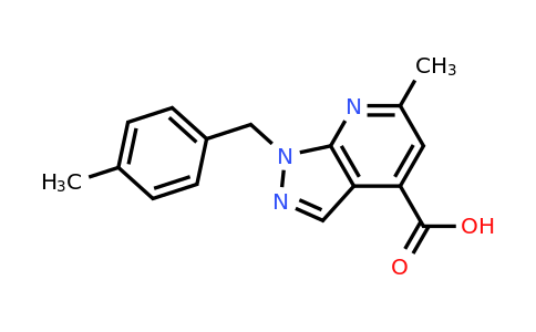 CAS 871548-24-2 | 6-methyl-1-[(4-methylphenyl)methyl]-1H-pyrazolo[3,4-b]pyridine-4-carboxylic acid