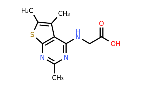 CAS 871673-05-1 | 2-({trimethylthieno[2,3-d]pyrimidin-4-yl}amino)acetic acid
