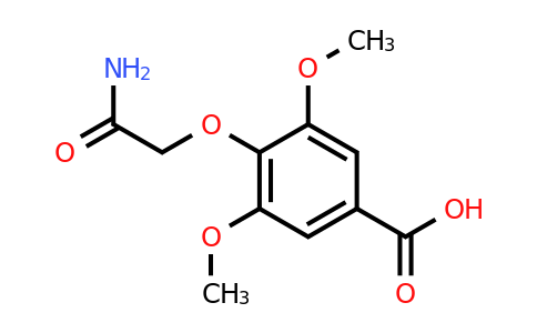 CAS 871673-25-5 | 4-(carbamoylmethoxy)-3,5-dimethoxybenzoic acid