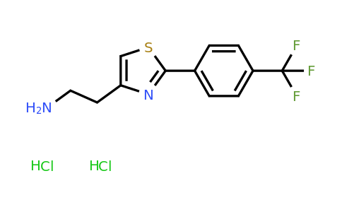 CAS 871689-43-9 | 2-(2-(4-(Trifluoromethyl)phenyl)thiazol-4-yl)ethanamine dihydrochloride