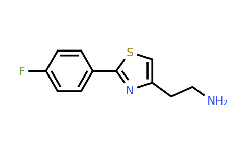 CAS 871689-47-3 | 2-[2-(4-fluorophenyl)-1,3-thiazol-4-yl]ethan-1-amine
