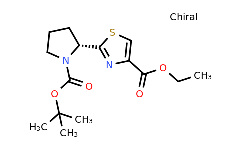 CAS 871716-62-0 | ethyl 2-[(2R)-1-tert-butoxycarbonylpyrrolidin-2-yl]thiazole-4-carboxylate