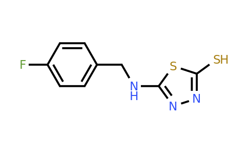 CAS 871801-99-9 | 5-{[(4-fluorophenyl)methyl]amino}-1,3,4-thiadiazole-2-thiol