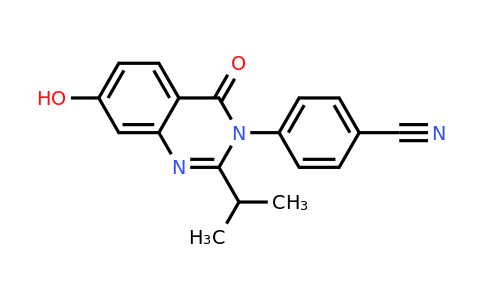 CAS 871814-52-7 | 4-(7-Hydroxy-2-isopropyl-4-oxoquinazolin-3(4H)-yl)benzonitrile