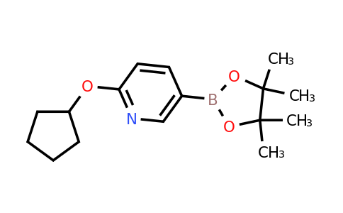 CAS 871829-85-5 | 2-(Cyclopentyloxy)-5-(4,4,5,5-tetramethyl-1,3,2-dioxaborolan-2-YL)pyridine