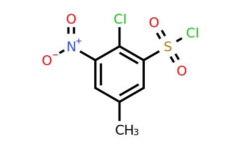 CAS 871876-54-9 | 2-chloro-5-methyl-3-nitrobenzene-1-sulfonyl chloride