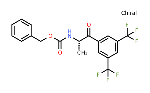 CAS 871917-79-2 | Benzyl ((1S)-2-[3,5-bis(trifluoromethyl)phenyl]-1-methyl-2-oxoethyl)carbamate
