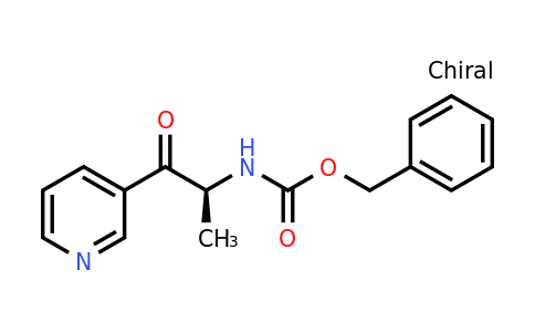 CAS 871917-83-8 | Benzyl [(1S)-1-methyl-2-oxo-2-pyridin-3-ylethyl]carbamate
