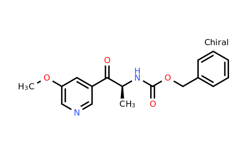 CAS 871917-84-9 | Benzyl [(1S)-2-(5-methoxypyridin-3-YL)-1-methyl-2-oxoethyl]carbamate