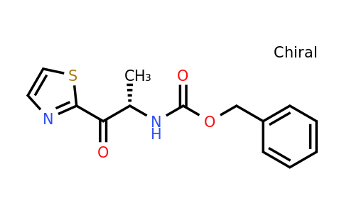 CAS 871917-90-7 | Benzyl [(1S)-1-methyl-2-oxo-2-(1,3-thiazol-2-YL)ethyl]carbamate