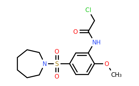 CAS 872107-76-1 | N-(5-(Azepan-1-ylsulfonyl)-2-methoxyphenyl)-2-chloroacetamide