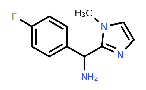 CAS 872107-78-3 | (4-fluorophenyl)(1-methyl-1H-imidazol-2-yl)methanamine