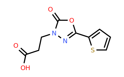 CAS 872107-94-3 | 3-[2-oxo-5-(thiophen-2-yl)-2,3-dihydro-1,3,4-oxadiazol-3-yl]propanoic acid