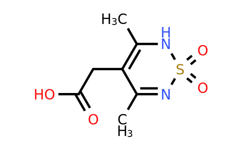 CAS 872107-98-7 | 2-(3,5-Dimethyl-1,1-dioxo-2H-1,2,6-thiadiazin-4-yl)acetic acid