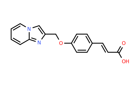 CAS 872108-06-0 | (2E)-3-[4-({imidazo[1,2-a]pyridin-2-yl}methoxy)phenyl]prop-2-enoic acid