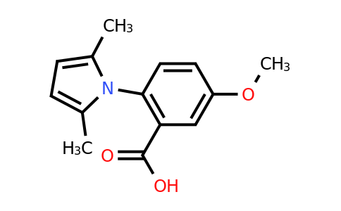 CAS 872134-70-8 | 2-(2,5-Dimethyl-1H-pyrrol-1-yl)-5-methoxybenzoic acid