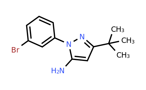 CAS 872171-45-4 | 2-(3-Bromo-phenyl)-5-tert-butyl-2H-pyrazol-3-ylamine