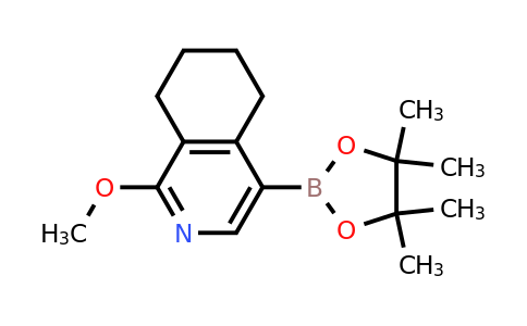 CAS 872175-75-2 | 1-Methoxy-5,6,7,8-tetrahydro-isoquinoline-4-boronic acid pinacol ester